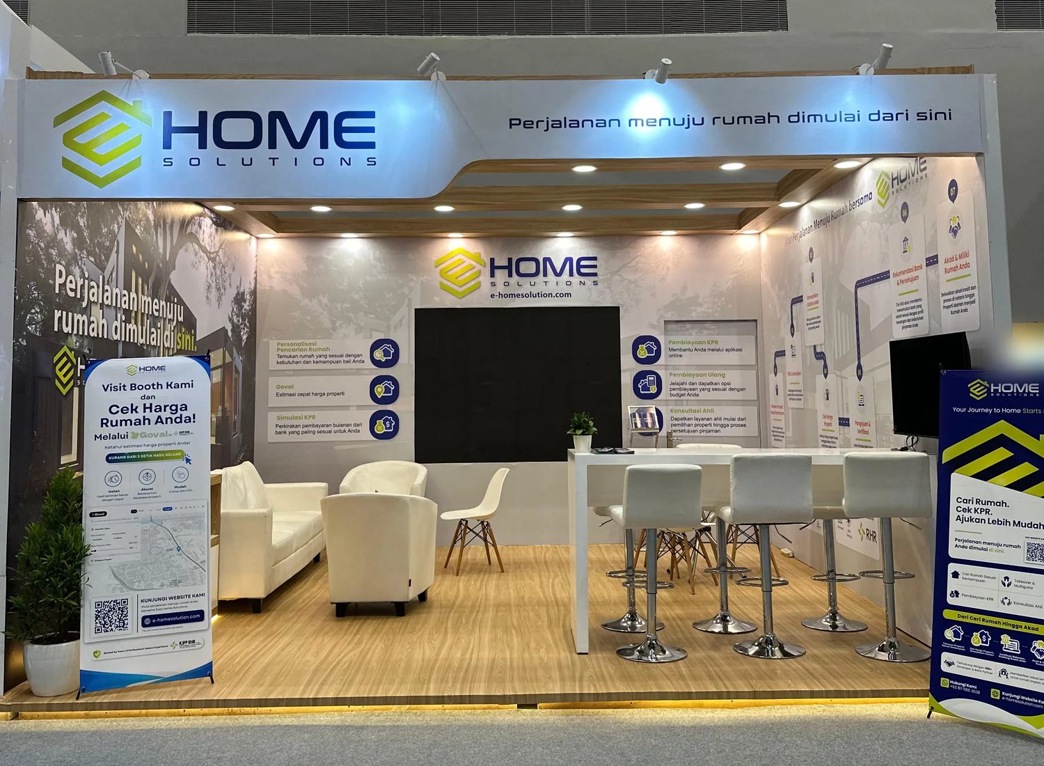 Booth Easy Home Solution di Danantara Housing Expo